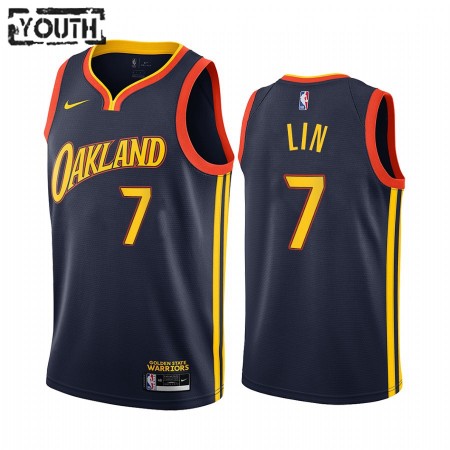 Kinder NBA Golden State Warriors Trikot Jeremy Lin 7 2020-21 City Edition Swingman